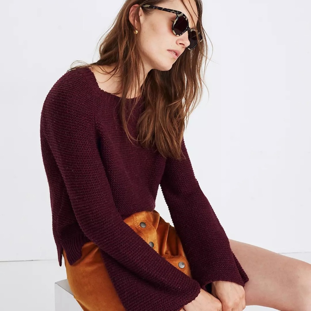 Madewell Wide-Sleeve Pullover Sweater (XL)